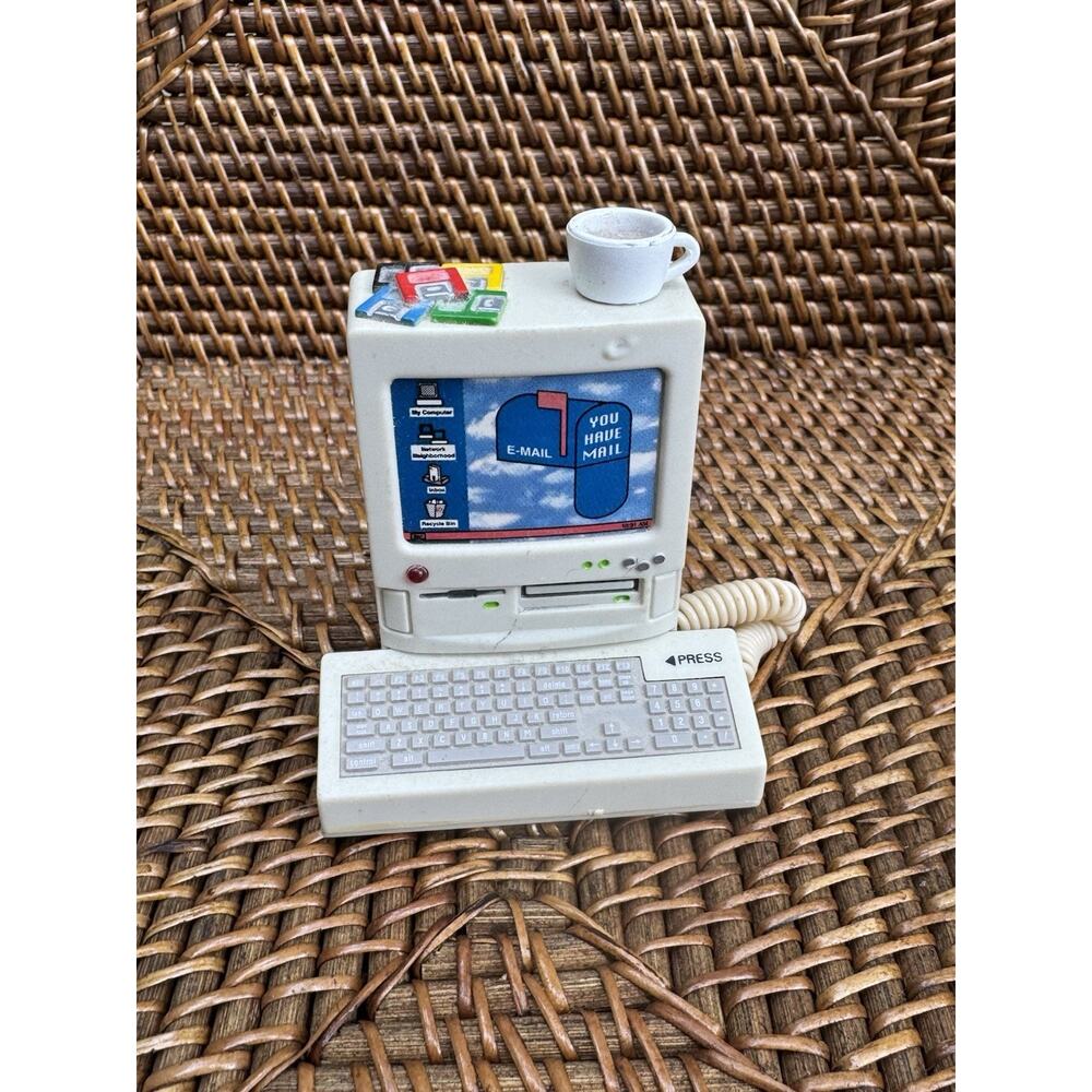 PC Computer Keyboard Floppy Disk Talks-You’ve Got Mail Magnet or Desktop 1997